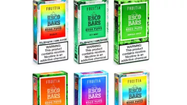 ESCO BARS FRUITIA 6000 DISPOSABLE VAPE - 6000 PUFFS El Paso Smoke Shops