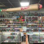 Hookahs, disposable vapes, and cigarillos at El Paso Smoke Shop flagship on N Desert Blvd