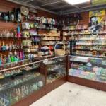 Bubblers, rolling papers, disposable vapes, and bongs available at Fort Smoke Shop.