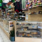 Vape devices, incense, RAW apparel, and wood and metal pipes available at Fox Plaza Smoke Shop in El Paso.