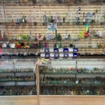 Glass hand pipes, bongs, ceramic pipes, and quartz bangers at Mesa Smoke Shop on N Mesa St