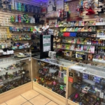 Scales, metal hand pipes, handmade silicone pipes, and hemp wraps at Mesa Smoke Shop on N Mesa St