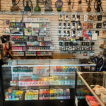 Geek Bar, Raz, North, Lost Mary, Airis vapes, and OPMS shots at Westwind Smoke Shop.