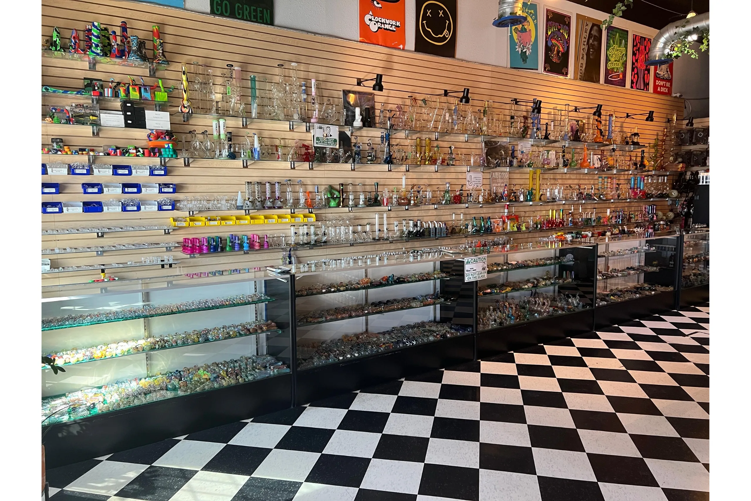 Glass bowls, bongs, bubblers, and bangers available at Westwind Smoke Shop.