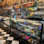 Grinders, scales, incense, and detox products at Westwind Smoke Shop in El Paso.