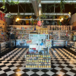 Wide interior view of Westwind Smoke Shop showing organized product displays and store layout