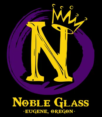 Noble Glass handmade American bong logo