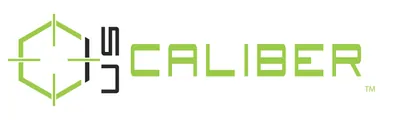 US Caliber handblown American glass bong logo