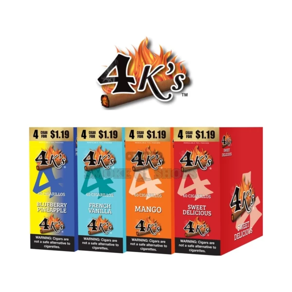 4Kings Cigarillos in El Paso, Sweet Foil-Pouch Cigars