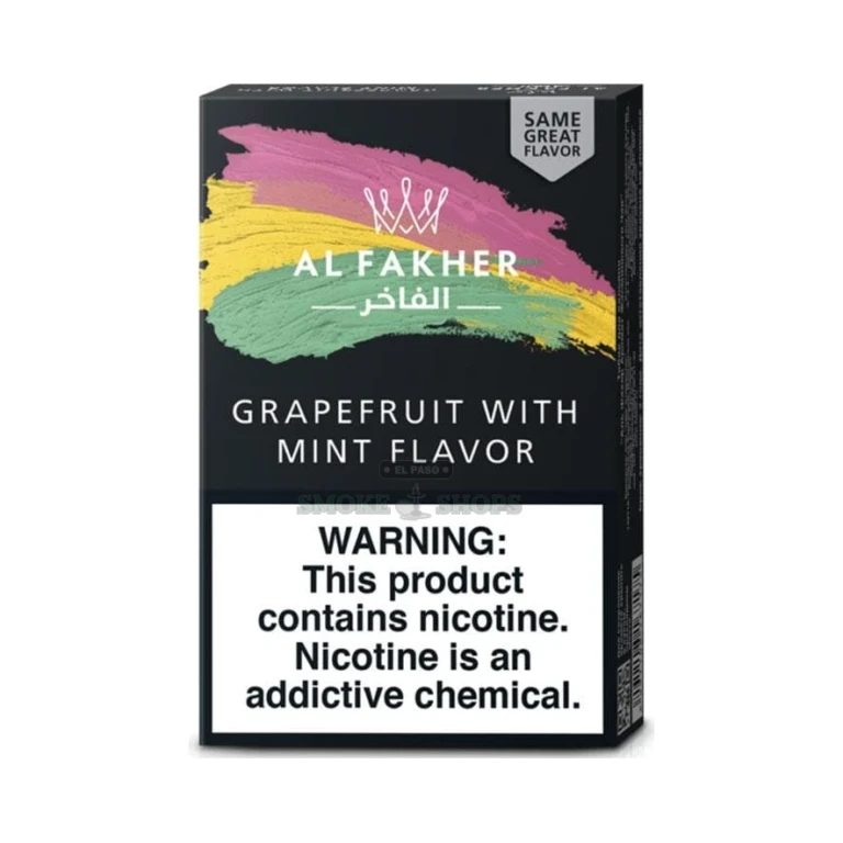 New Pack 50g Al Fakher Grapefrut w/Mint DNO at El Paso Smoke Shop, in stock near me for same-day pickup