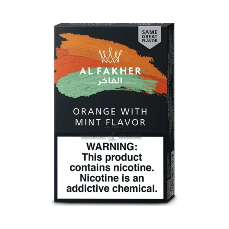 New Pack 50g Al Fakher Orange MInt at El Paso Smoke Shop, in stock near me for same-day pickup
