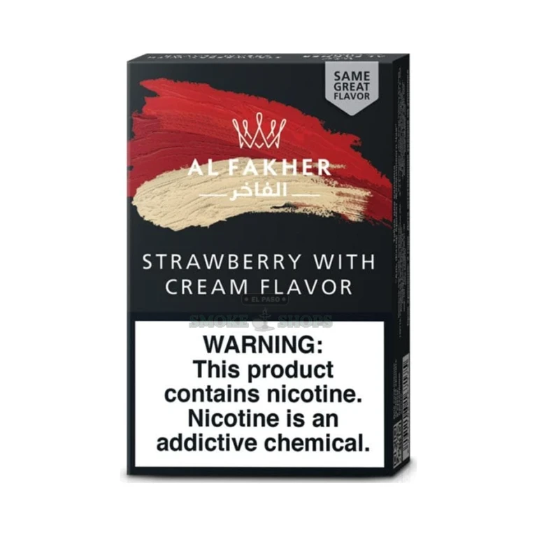 New Pack 50g Al Fakher Strawberry Cream at El Paso Smoke Shop, in stock near me for same-day pickup