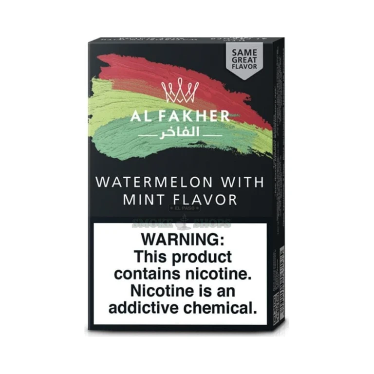 New Pack 50g Al Fakher Watermelon Mint at El Paso Smoke Shop, in stock near me for same-day pickup