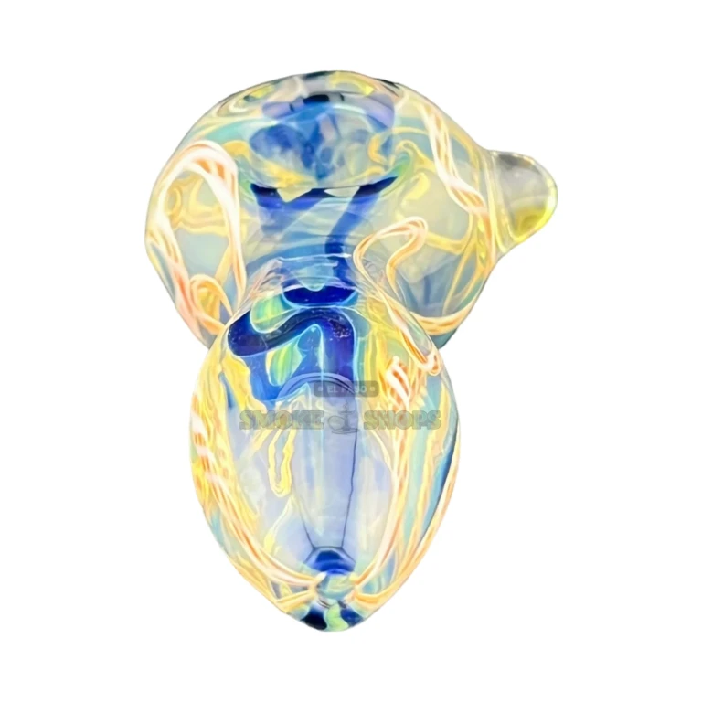 Albino Alien Head glass pipe bowl close-up in El Paso, 17 mm medium bowl for tobacco use, El Paso Smoke Shops