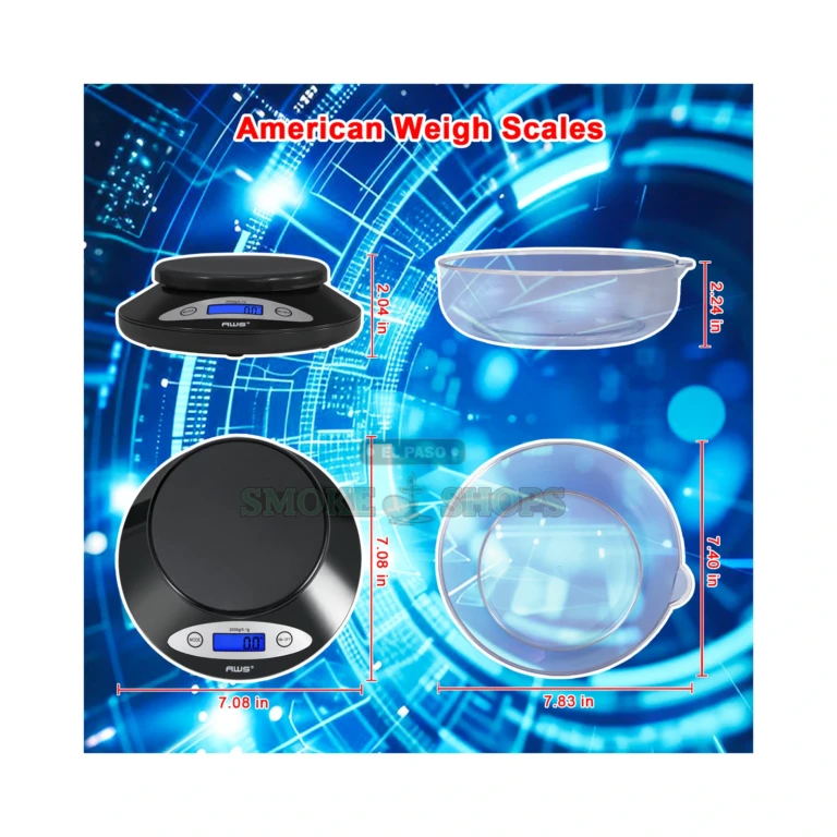 AWS Bowl 2K scale control buttons and 2 AAA batteries in El Paso, tare and backlit LCD, same-day in-store pickup