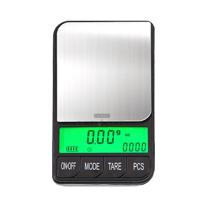 AWS Chrome-1500 pocket scale with two AAA batteries in El Paso, 0.1g readability, in stock at 10 stores