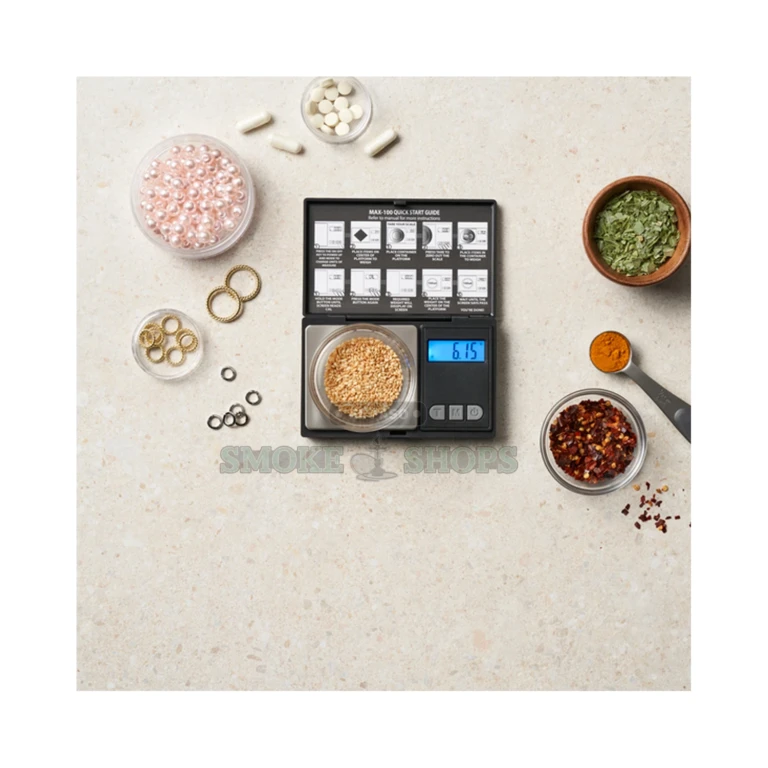 AWS Max-700 pocket scale buttons and tare control in El Paso, one-touch tare and unit switching