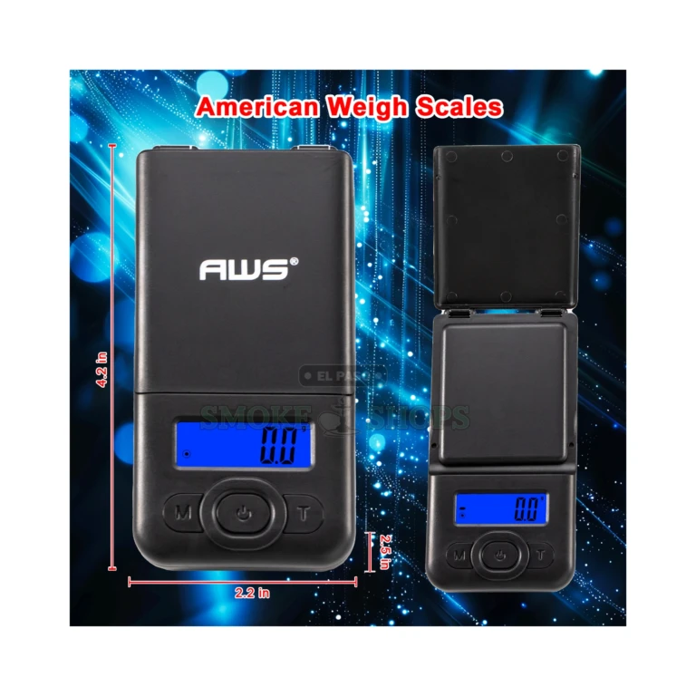 AWS V2-600 digital pocket scale in Black in El Paso, 600 g by 0.1 g compact scale, same-day pickup
