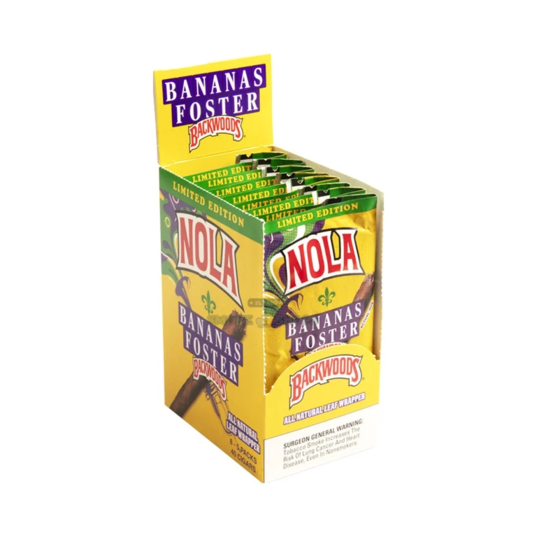 Backwoods 5 Pack Backwoods Banana Foster NOLA at El Paso Smoke Shop, in stock in El Paso for same-day pickup