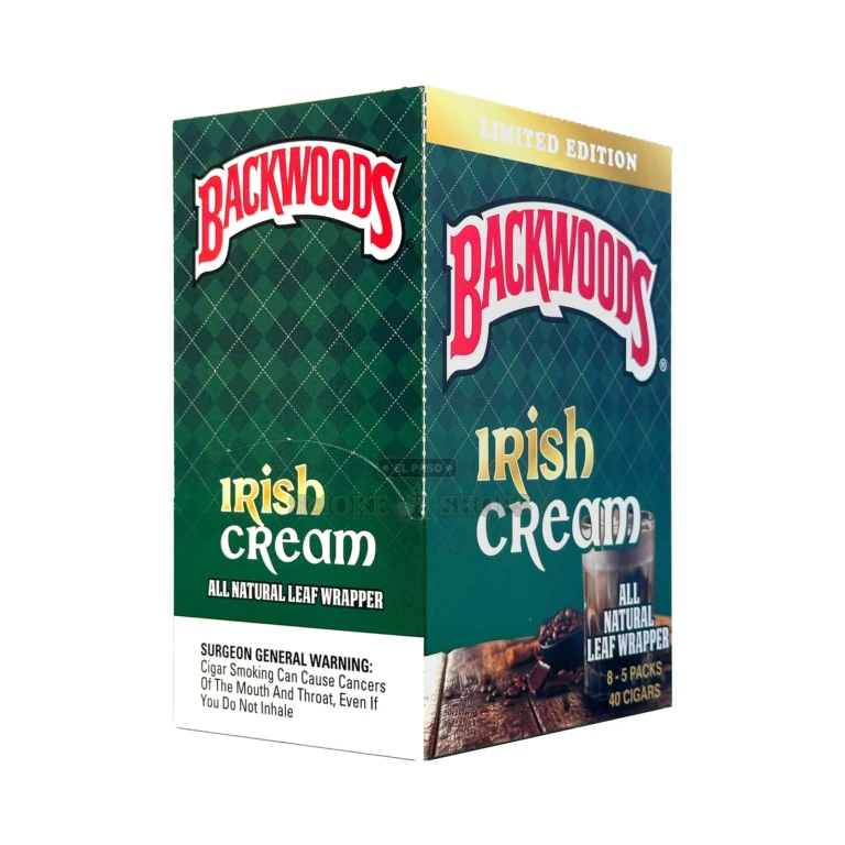 Backwoods 5 Pack Backwoods Irish Cream at El Paso Smoke Shop, in stock in El Paso for same-day pickup