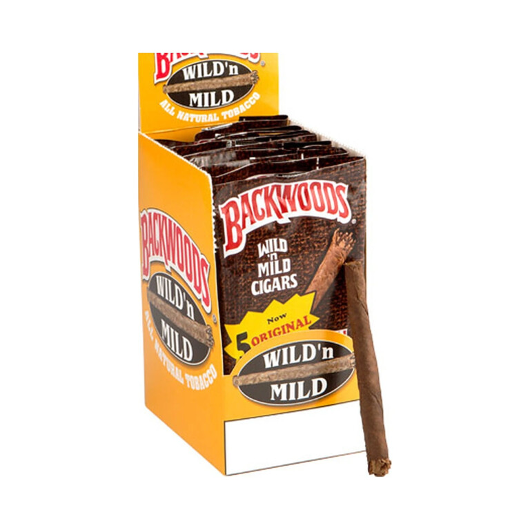 Backwoods 5 pack natural leaf cigarillos in El Paso, resealable foil pouch, same-day in-store pickup