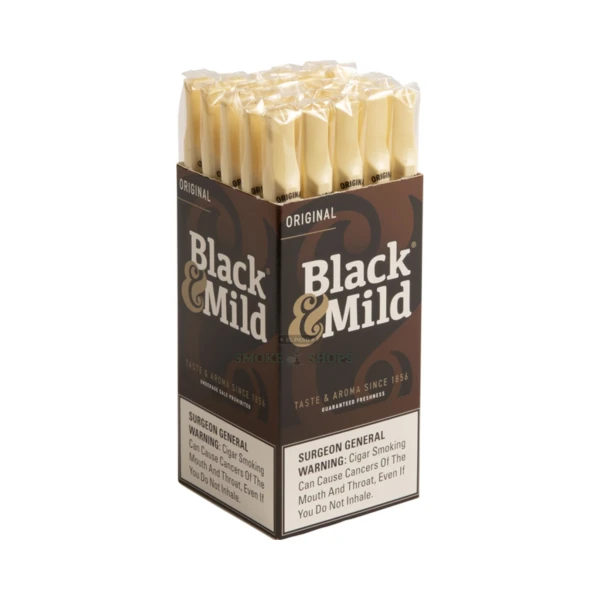 Black and Mild Original plastic-tip cigar in El Paso, classic pipe-tobacco cigarillo, single, same-day pickup
