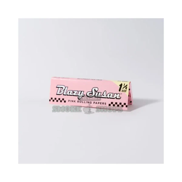 Blazy Susan Pink 1 1/4 rolling papers booklet in El Paso, 50 ultra-thin pink leaves, vegan, same-day pickup