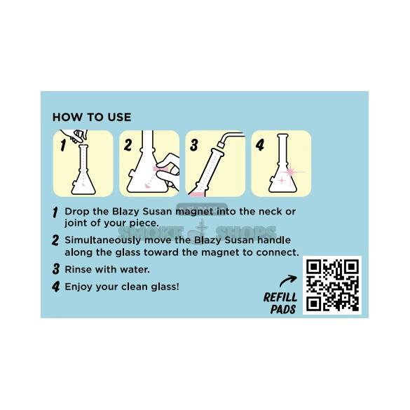 Blazy Susan Resin Blaster magnetic scrubber package in El Paso, refill pads by QR code, same-day in-store pickup