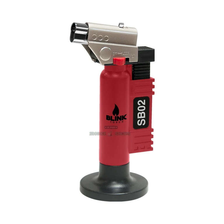 Blink SB02 torch lighter in El Paso showing push igniter and flame lock, same-day in-store pickup