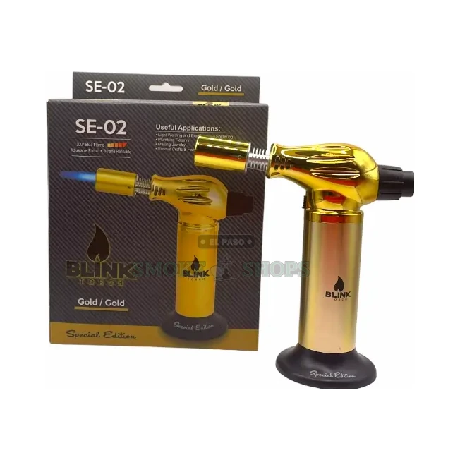 Blink SE02 torch nozzle and push-button piezo ignition detail in El Paso, dual jet butane torch, pick up today