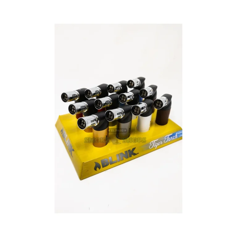Blink Tiger Torch 907 butane torch in El Paso, assorted colors, refillable adjustable quad-jet flame, pick up today