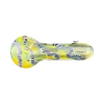 Blue Vein Glass Spoon Hand Pipe thumbnail