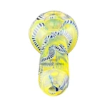Blue Vein Glass Spoon Hand Pipe thumbnail