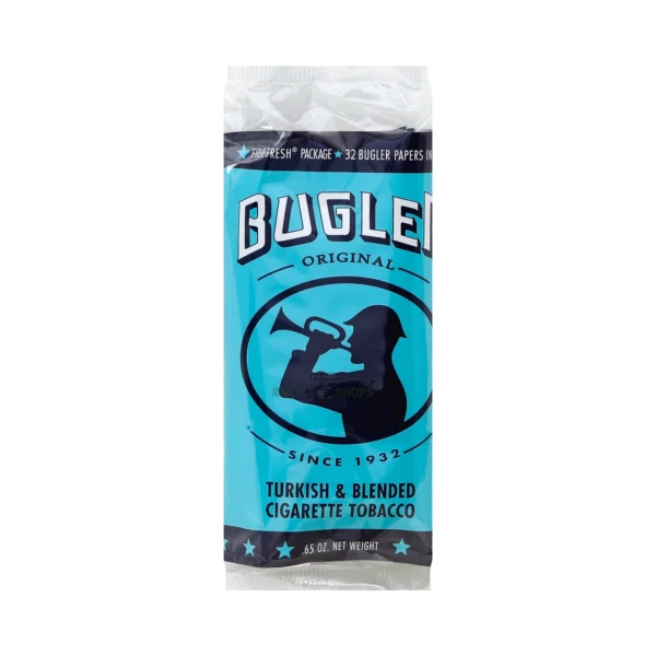 Bugler Original RYO tobacco pouch in El Paso, 0.65 oz blue foil pouch with shag cut blend, same-day pickup