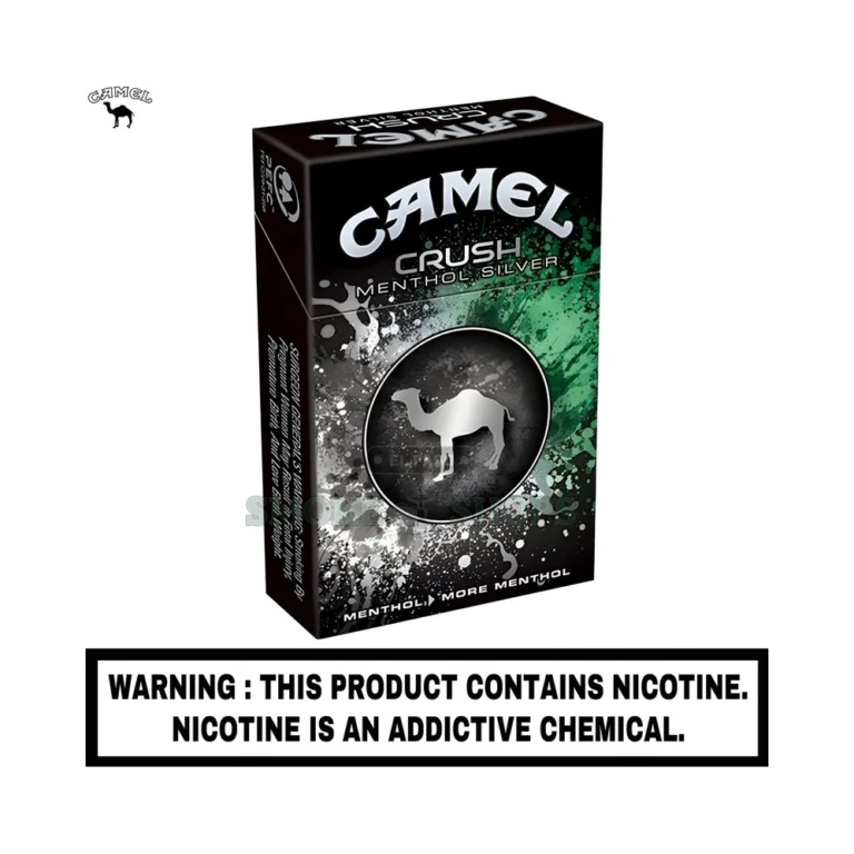 Camel Essential Cigarettes Crush Menthol Silver at El Paso Smoke Shop, in stock near me for same-day pickup