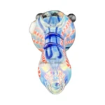 Candy Cane Glass Spoon Hand Pipe thumbnail