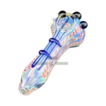 Candy Cane Glass Spoon Hand Pipe thumbnail