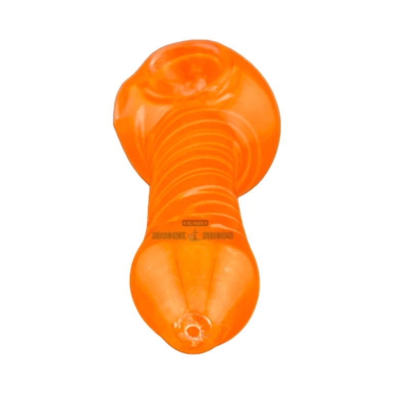 Center Line Frit glass spoon hand pipe in El Paso, colored glass with a frit center swirl, same-day pickup