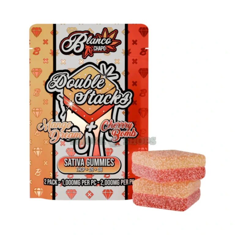 Blanco Double Stacks 2,000mg 2ct Chapo Mango Cherry Bomb at El Paso Smoke Shop, in stock near me for same-day pickup