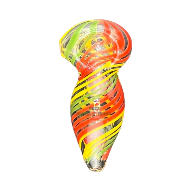 Chubbz borosilicate hand pipe mouthpiece in El Paso, about 84 mm long with a left-side carb, glass pipe