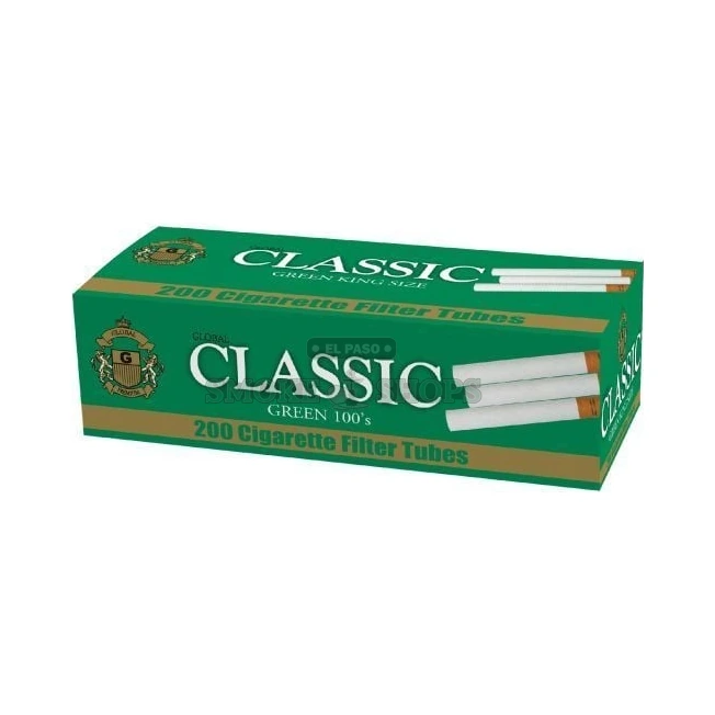 Classic Tubes Green 100s at El Paso Smoke Shop, in stock for same-day pickup