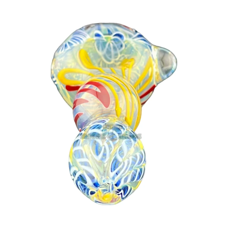 Clogged Pipe glass spoon pipe bowl close-up in El Paso, 17 mm bowl for tobacco use, El Paso Smoke Shops