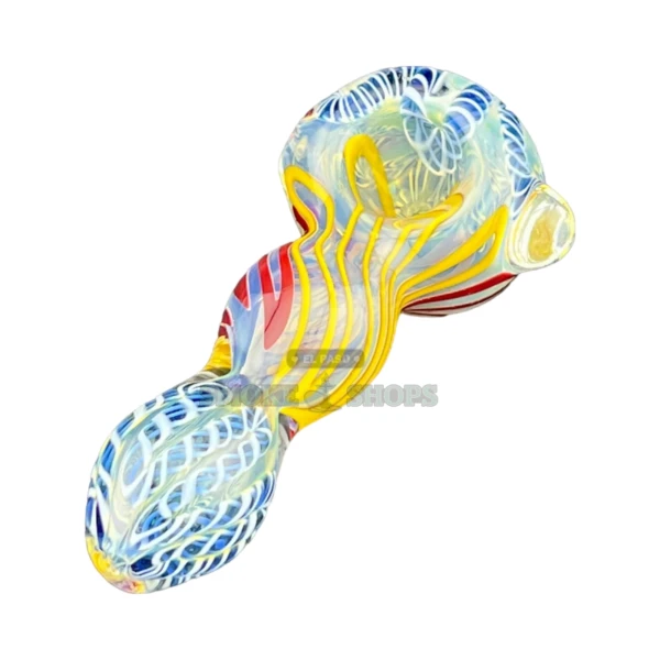 Clogged Pipe Glass Spoon Hand Pipe