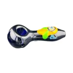 Clover Bug Eye Glass Spoon Hand Pipe thumbnail