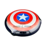 Clover Captain's Shield Glass Spoon Hand Pipe thumbnail
