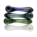 Clover Flat Bottom Sherlock Glass Hand Pipe thumbnail