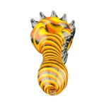 Clover Horny Lizard Glass Spoon Hand Pipe thumbnail