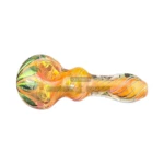 Clover Lucky Seaweed Twist Glass Spoon Hand Pipe thumbnail