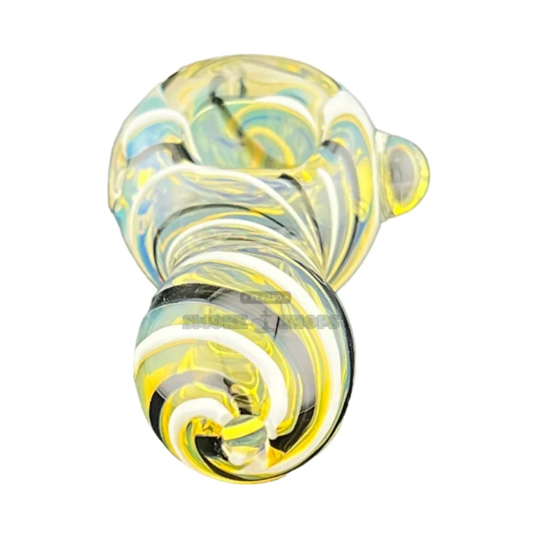 Clover Milk Chocolate Fumed spoon pipe bowl close-up in El Paso, 17 mm medium bowl for tobacco use, El Paso Smoke Shops