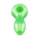 Clover Mini Plain Glass Spoon Hand Pipe thumbnail